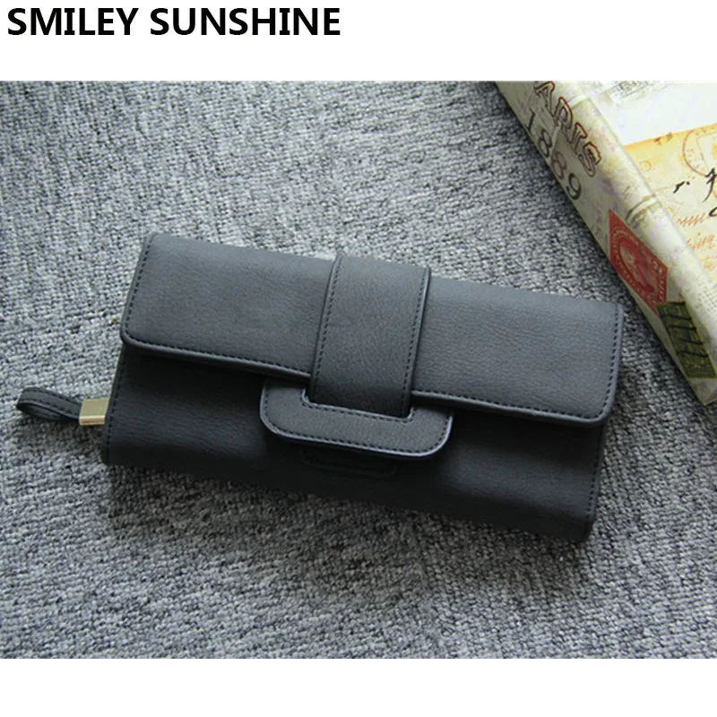 Женский кошелек SMILEY SUNSHINE Длинный высокого качества с отделением для карт | Багаж