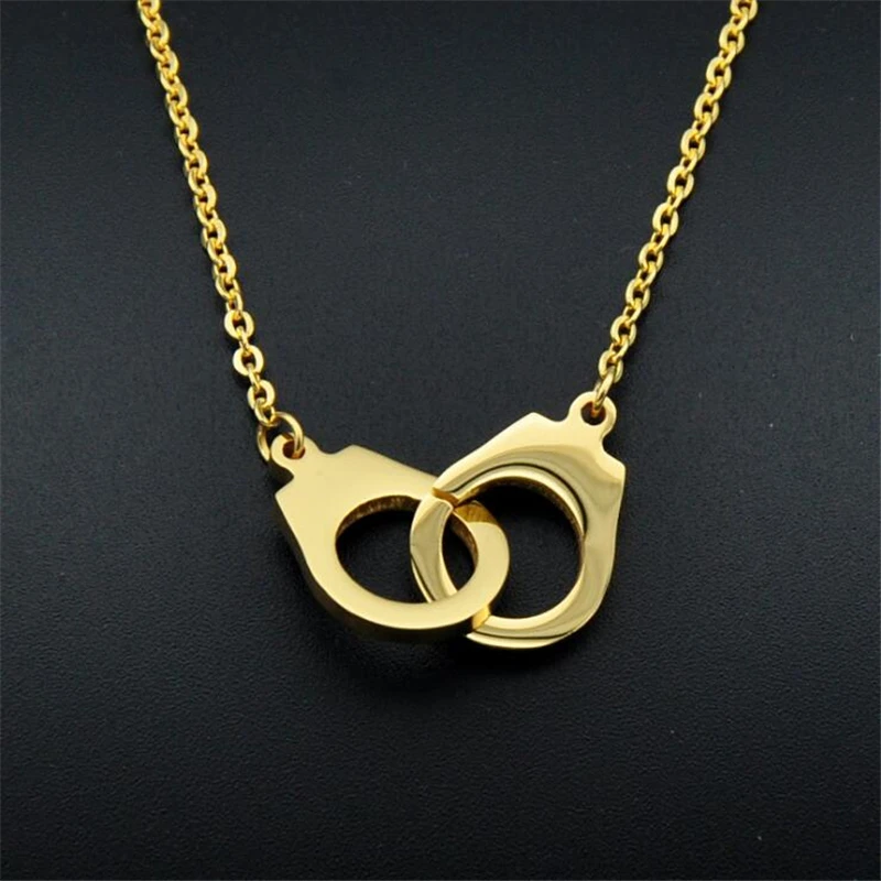 Женское колье-чокер из нержавеющей стали золотистого цвета ювелирные изделия