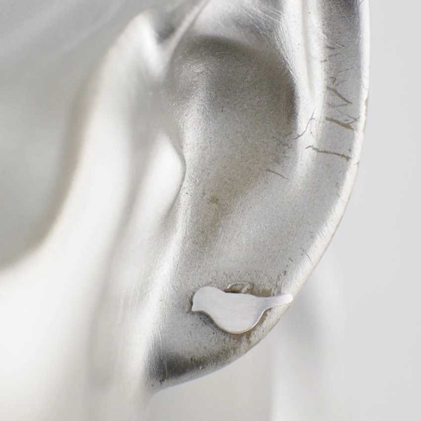 Прекрасная птица голубь мира животных Стад Серьги для девочки свадебные