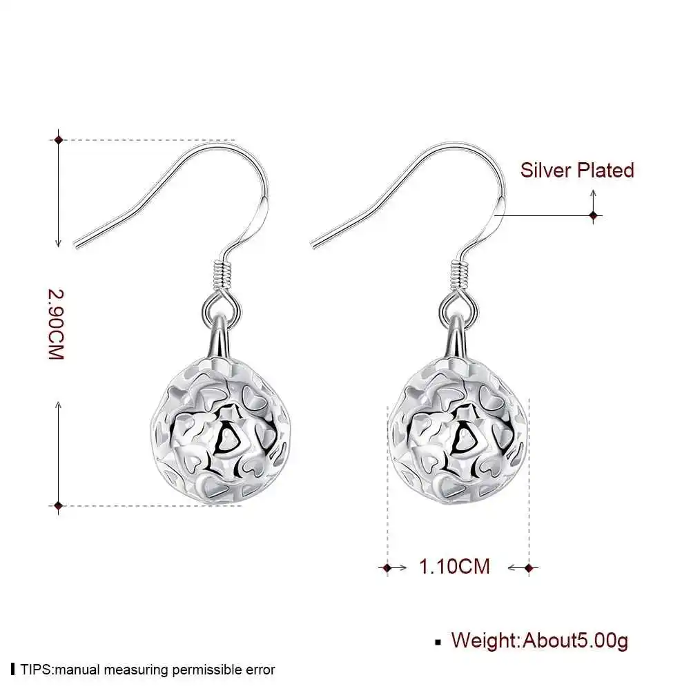 Простой модный стиль посеребренные Твердые серьги ювелирные мужские 2016 Оптовая