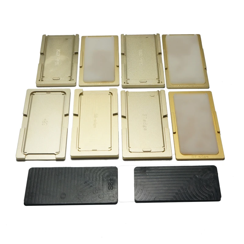 

Aluminium Mould Laminator Metal Mold jig for front glass with frame align mould Samsung S6 EDGE S6+ edge S7 S8 S8+