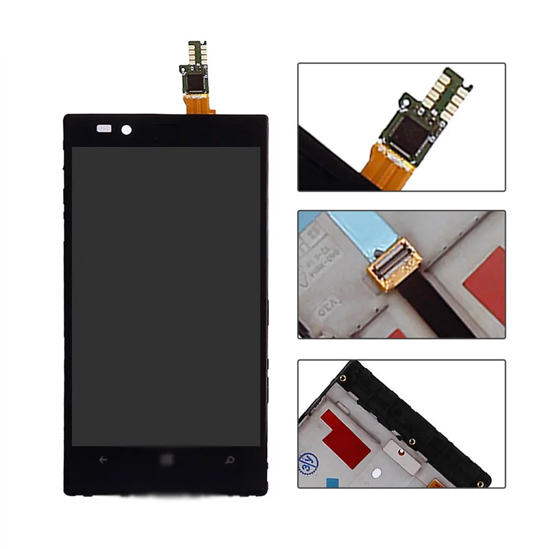 ЖК экран и дигитайзер в сборе 4 3 дюйма для Nokia Lumia 720|Экраны мобильных телефонов| |
