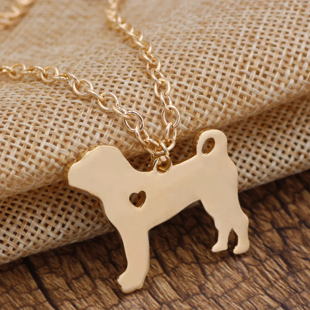Женский простой дизайн маленькие милые товары для любимой собаки кулон ожерелье