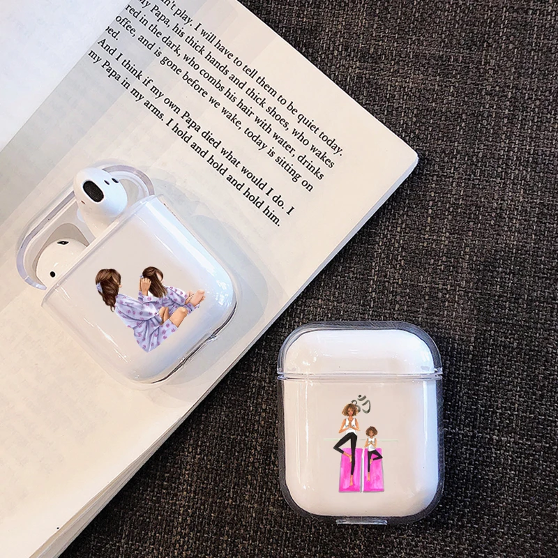 Мультяшный Bluetooth беспроводной Чехол для наушников Защитный чехол AirPods милый