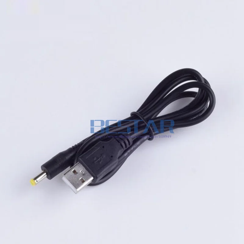 Черный адаптер питания постоянного тока преобразователь USB 2 0 в DC 4 0*1 7/4 7 мм x 1 мм/1