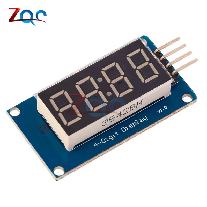TM1637 светодиодный модуль дисплея для Arduino 7 сегментов 4 бит 0 36 дюйма часы красная