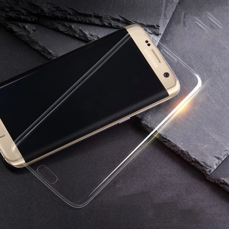 Защитное стекло Gourde для Samsung Galaxy S7 Edge изогнутое защитное с полным 3D покрытием |