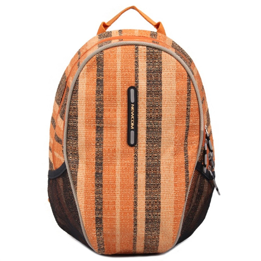 NEWCOM винтажный водостойкий рюкзак из ПВХ нейлоновая школьная сумка дорожный для