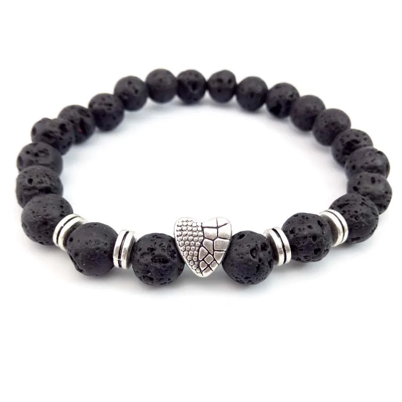 GVUSMIL Pulseras mujer The bear's paw браслет со слоном натуральный камень матовая лава