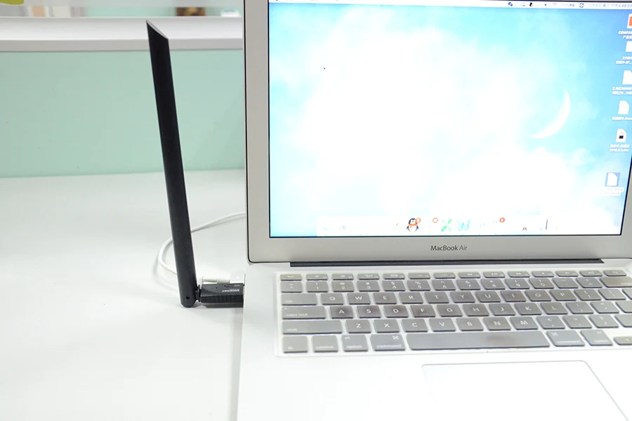 10 шт. двухдиапазонный usb адаптер Wi Fi 600 Мбит Long Distance 6dBi антенны 5 8 Г приемник Usb Lan