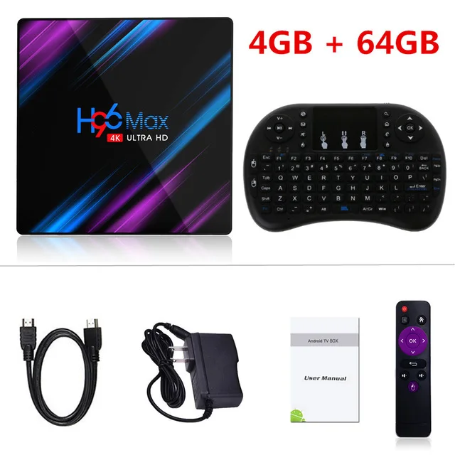 Оранжевый Android 9,0 tv Box H96 MAX Rockchip RK3318 4G Ram 32GB 64GB Rom H.265 4K Smart tv Box 2,4G& 5G Wifi BT4.0 H96Max телеприставка - Цвет: Оранжевый