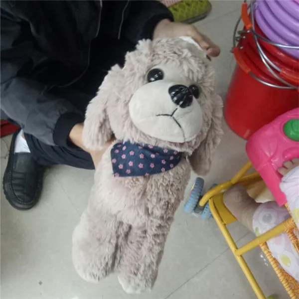 Милая собака плюшевые игрушки Пудель Bichon Frise щенок подвижные мягкие теплые животные ребенок Рождество День рождения подарки