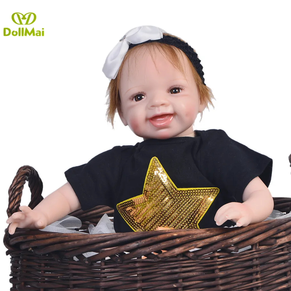 Reborn куклы детские игрушки 22 дюймов 55 см bebe силиконовые reborn Детские куклы игрушки для детей brithday Подарок реалистичный rebon bonecas