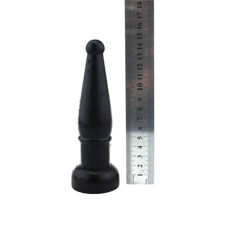 Анальная пробка для начинающих 6 дюймов черная анальная силиконовые секс игрушки