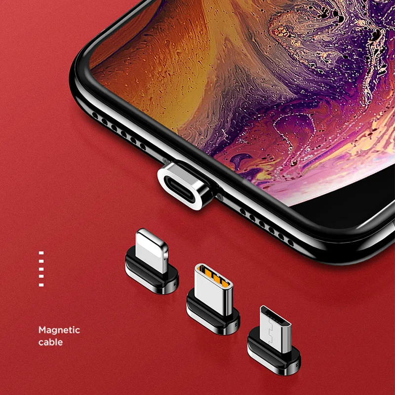 USAMS Магнитный кабель для iphone 7 Micro Usb Type C адаптер быстрой зарядки Microusb Type-C