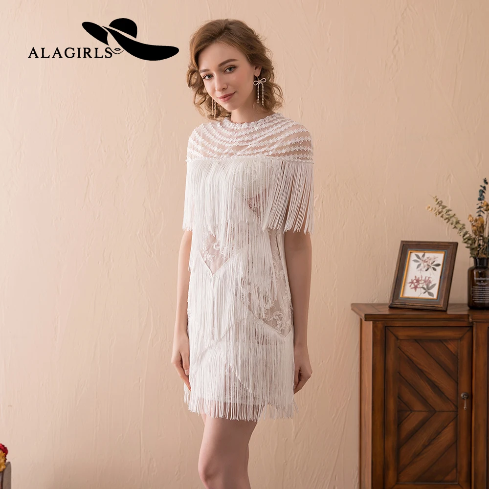 Alagirls tassels платье для выпускного вечера короткие кружевные платья для выпускного вечера сексуальные платья для выпускного вечера Новое поступление коктейльное платье