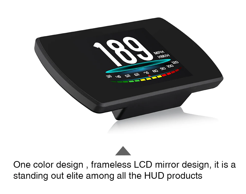 Автомобильный HUD Дисплей Цифровой спидометр компьютер OBD 2 скорость двигателя