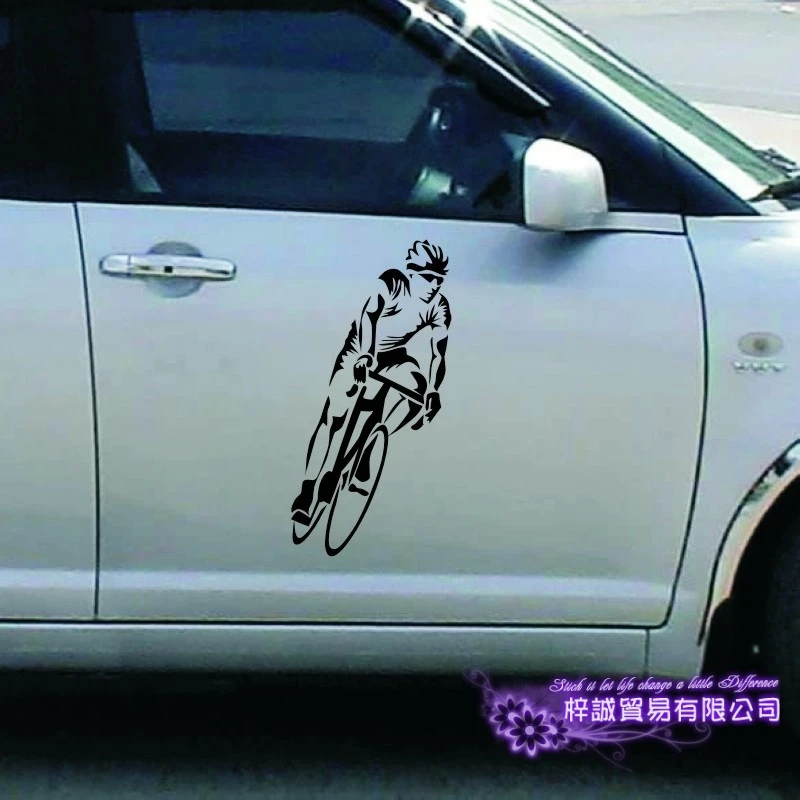 Bike Shop Wall Sticker Customized Sports Posters Vinyl Decals Decor Mural Car Windows Bicycle Glass Decal | Дом и сад