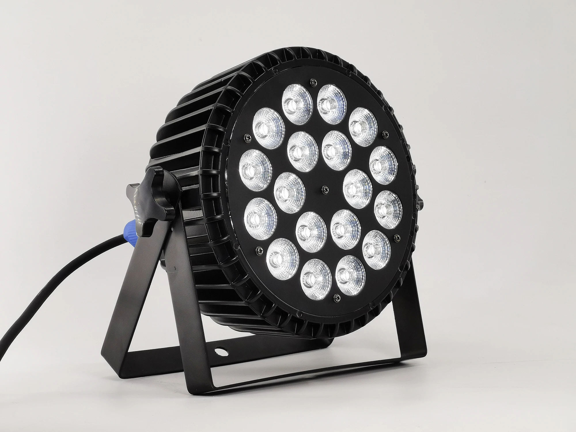 Алюминий Par 18X12 Вт Led par свет RGBW 4в1 в/из авиационный штекер Led плоский par 18x12 Вт dj цветные лампы
