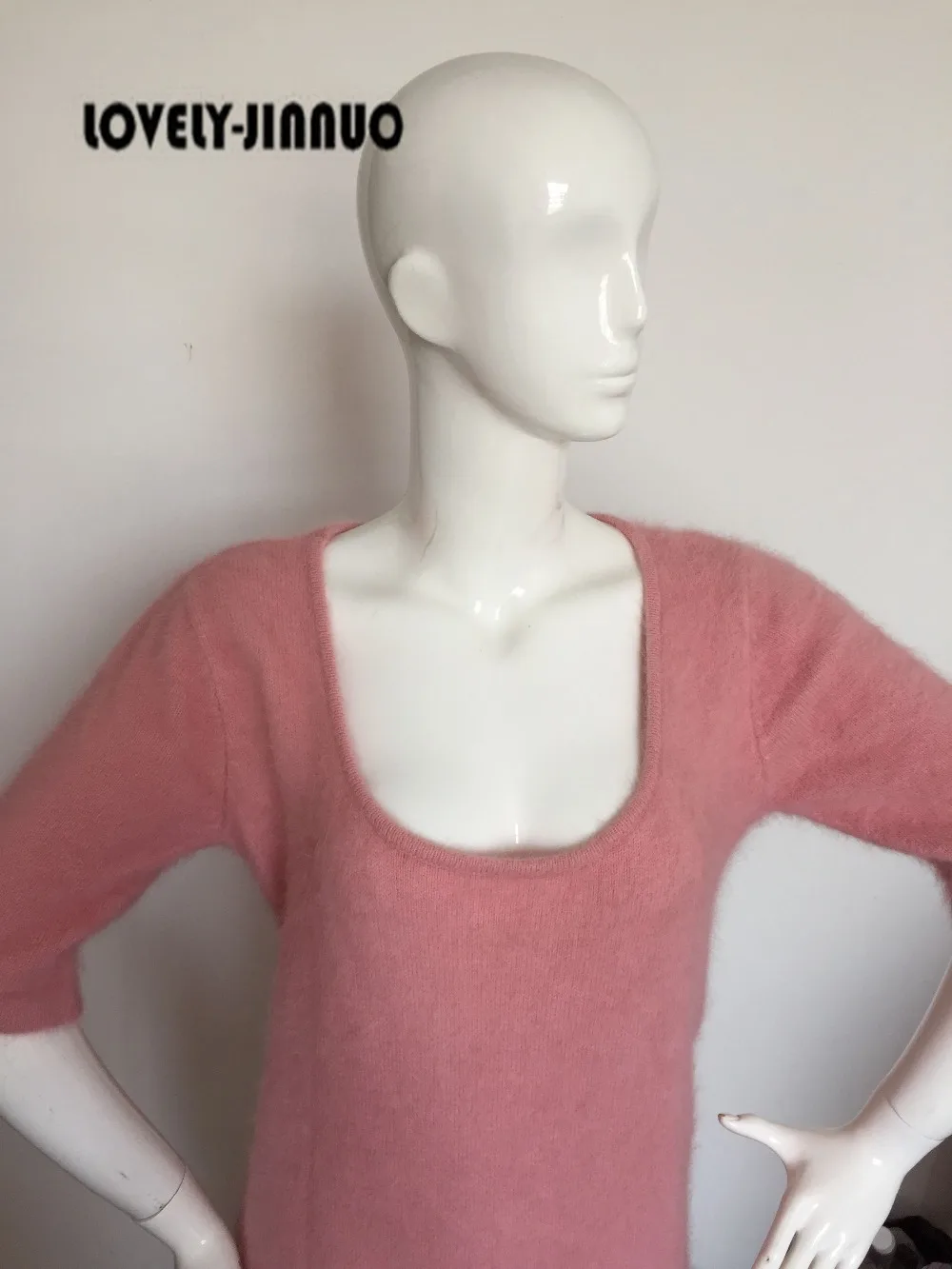 Новинка 2021 женский кашемировый свитер из норки женское длинное платье пальто