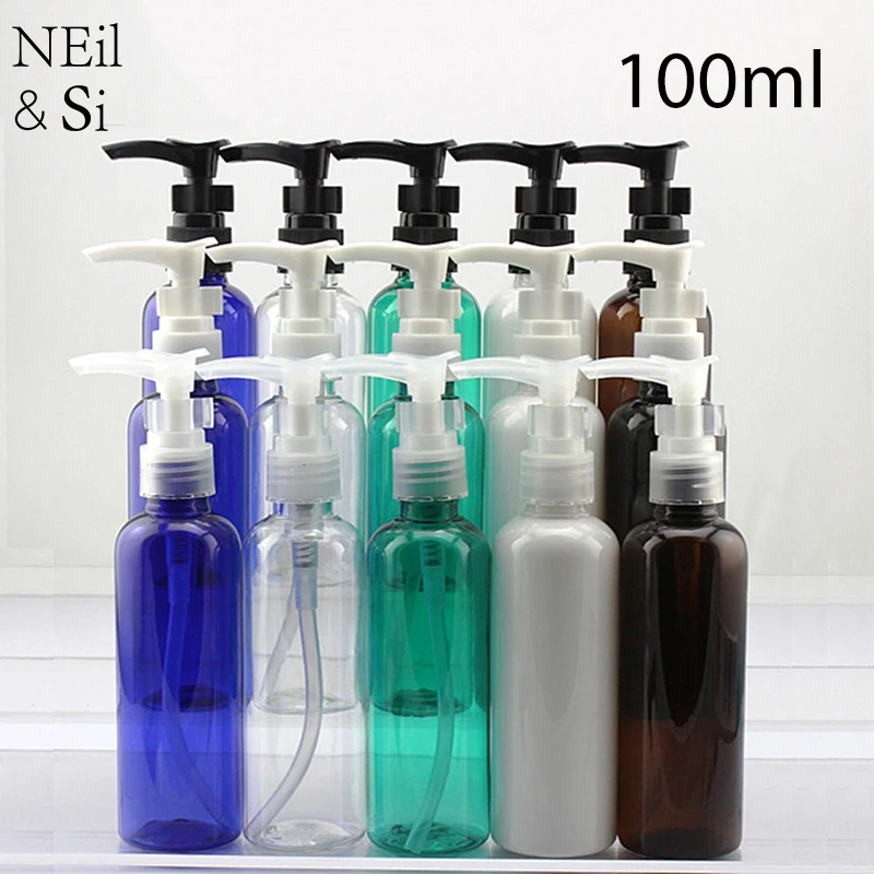 100 мл пластиковая бутылка для насоса многоразовое очищающее средство гель душа
