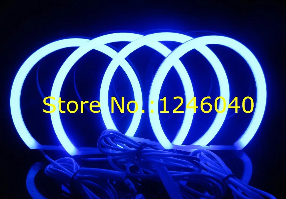 Комплект колец с дистанционным управлением 4*131 мм из хлопка RGB подсветкой