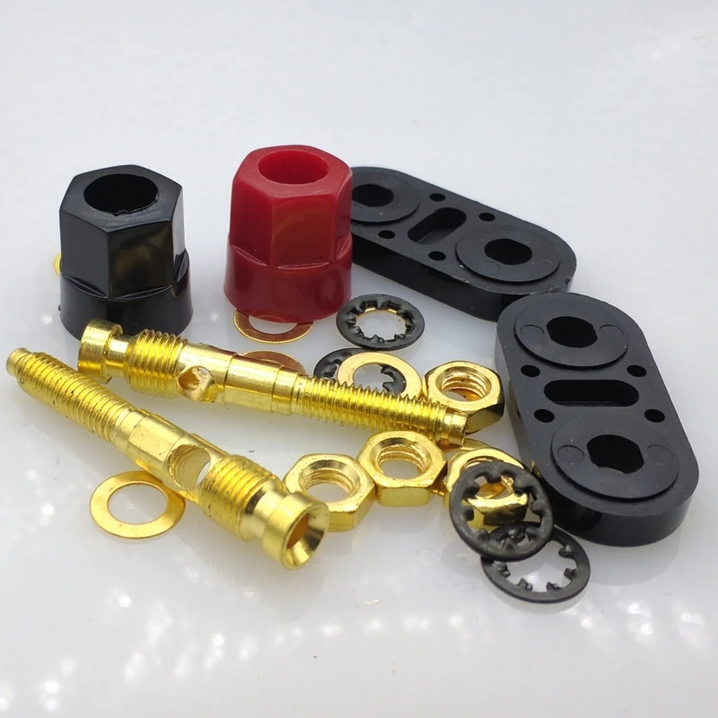 4 мм розетка типа банан красная черная двойная Клемма переплетная клемма для