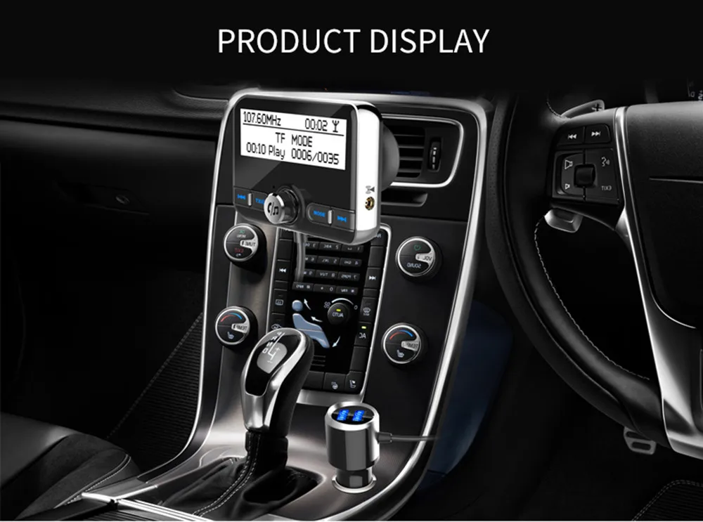 Автостайлинг CARPRIE DAB002 Автомобильный цифровой радиоприемник DAB Bluetooth громкая