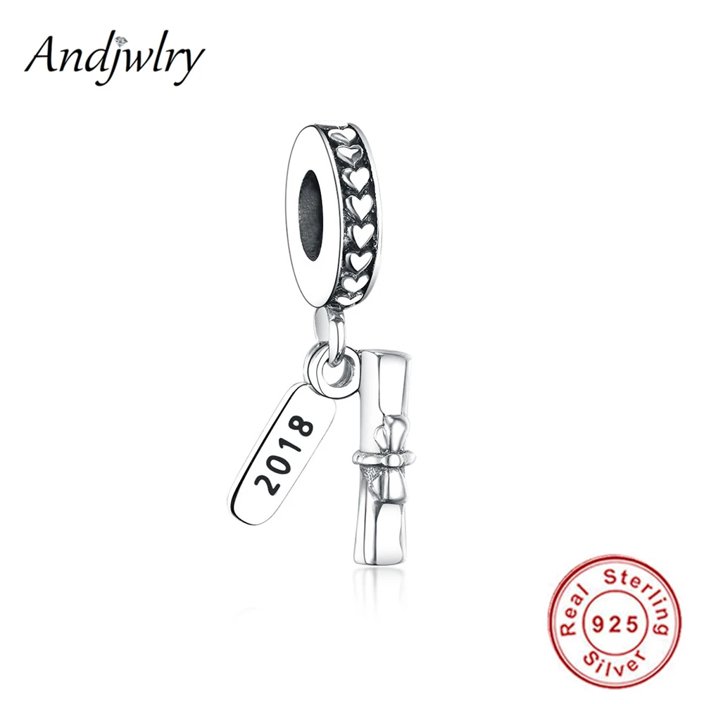 Ajw0106 Новинка, очаровательный браслет Pandora, оригинальные бусины, 925 пробы, серебро, Висячие Подвески, очаровательные бусины, сделай сам, изготовление ювелирных изделий, Berloque - Цвет: Ajw0106