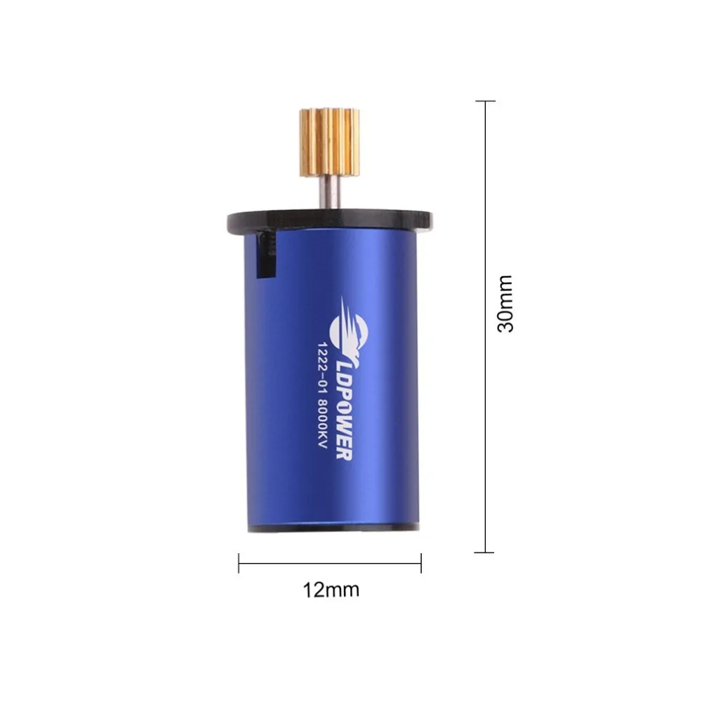 LDPOWER LD1222 01 8000KV 1 5 мм 2S Бесконтактный бесщеточный двигатель для MINI Z Мини RC