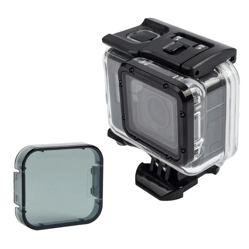 Фильтр для дайвинга водонепроницаемый чехол объектива Go pro Hero 5 6 7 Black Pro