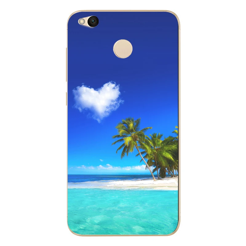 Silicone For Xiaomi Redmi 4X Note 4 4A 3 Case Cover No Fingerprint Phone TPU Back Shell Mi A1 Pro D136 |