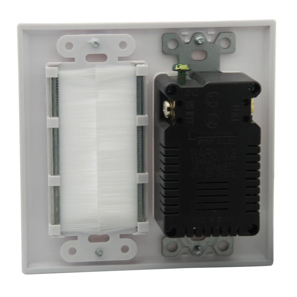 2 клавиши порта s US Style AC Power с дополнительным портами 5V 2.9A USB зарядное устройство 1