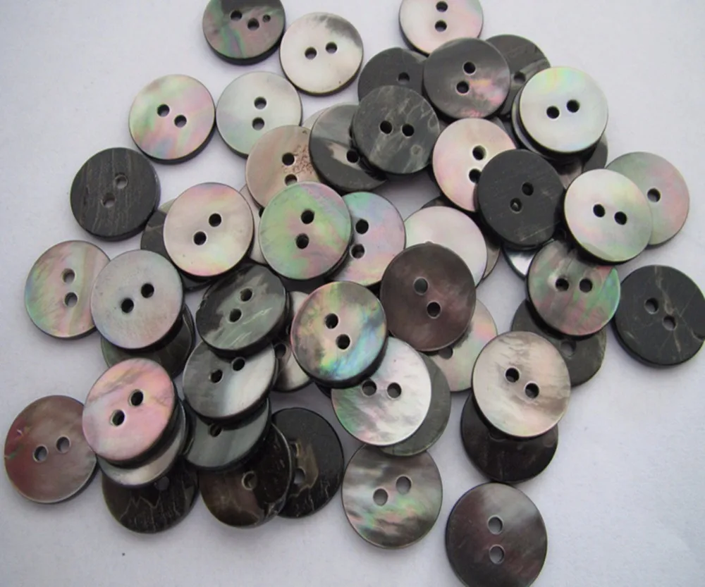 Бесплатная доставка 12 мм черная Модная рубашка с пуговицами для матери из