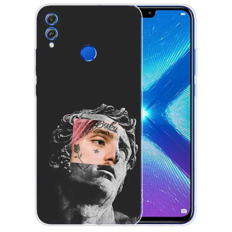 NO.6 Силиконовый чехол для Huawei Y7 Y6 Y5 Prime Pro Y9 Honor 8X 8C Play 9 10 lite View 20 V20 чехол Медуза Vaporwave Art - Цвет: NO.6
