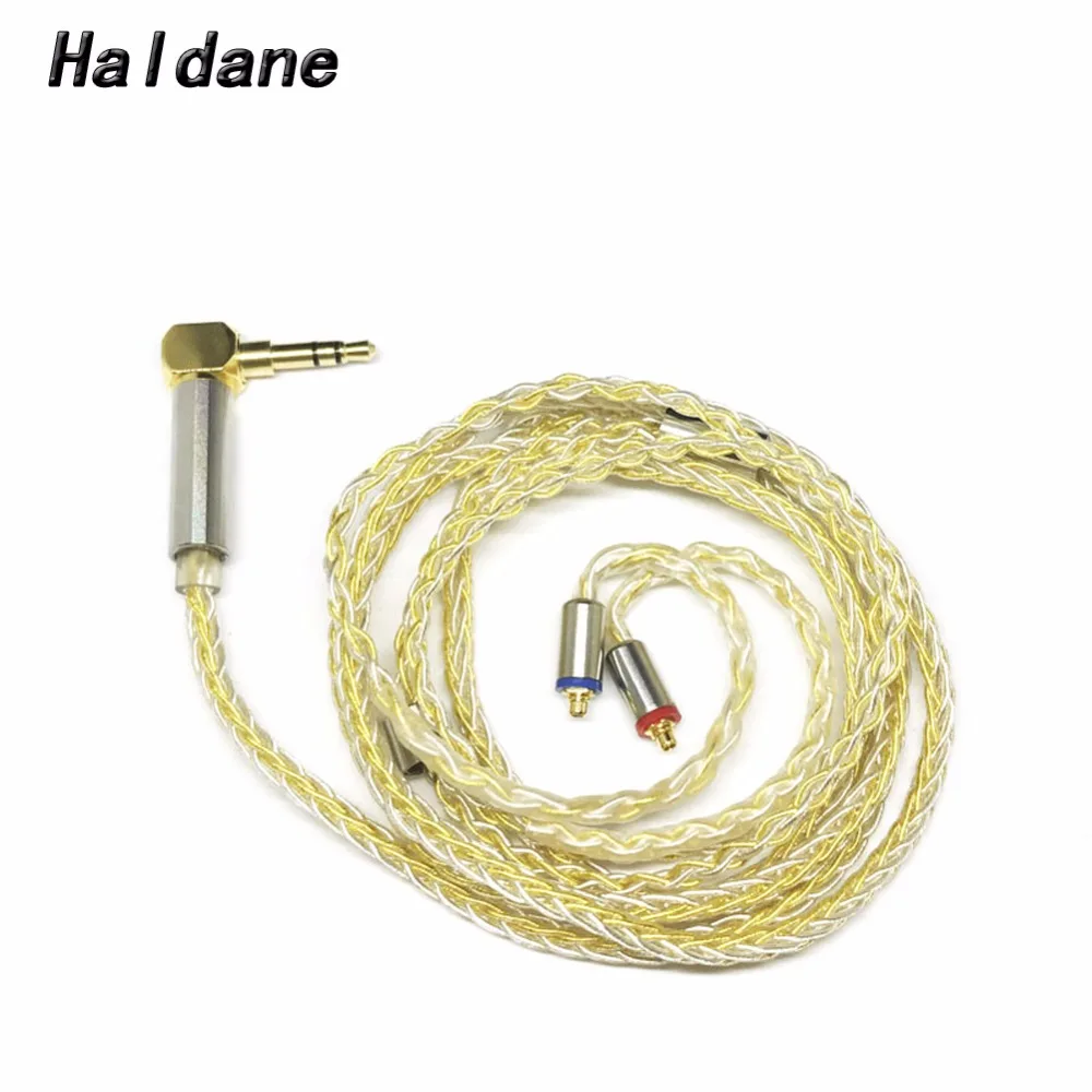

Free shipping Haldane MMCX Upgrade Cable 1.2M Single Crystal Copper 3.5mm Stereo for Shure SE846 SE535 SE315 SE215 UE900