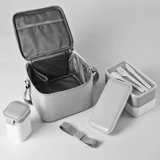 1 компл./3 шт. Коробки для обедов микроволновая печь съедобные ПП два слоя Bento Box