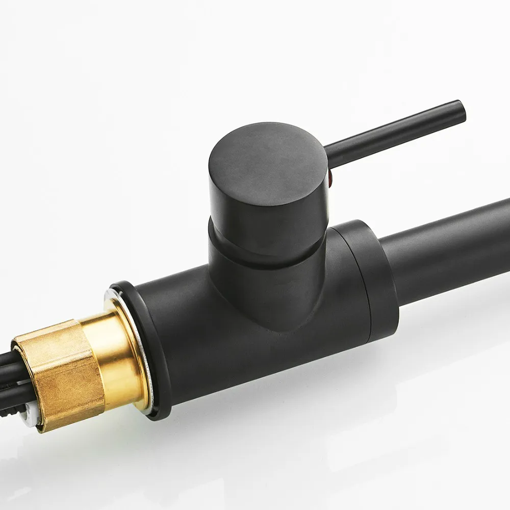 Смеситель для кухни MOIIO с масляной прорезинкой однотонный латунный кран одной