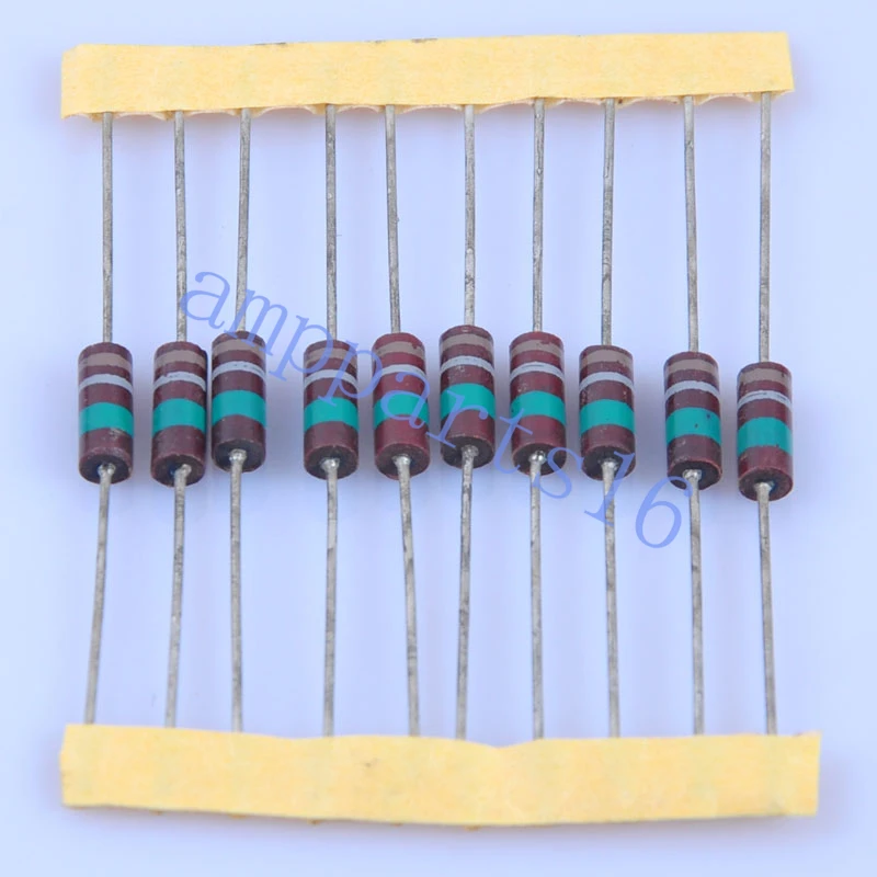

10pcs Carbon Composition vintage Resistor 0.5W 1.8M ohm