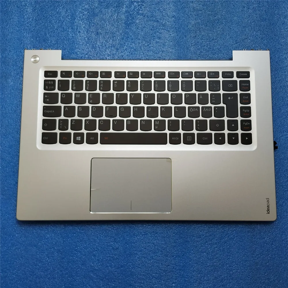 Чехол для lenovo IdeaPad U430 U430P, верхняя крышка с верхней крышкой, сенсорная панель с подсветкой, серебристый