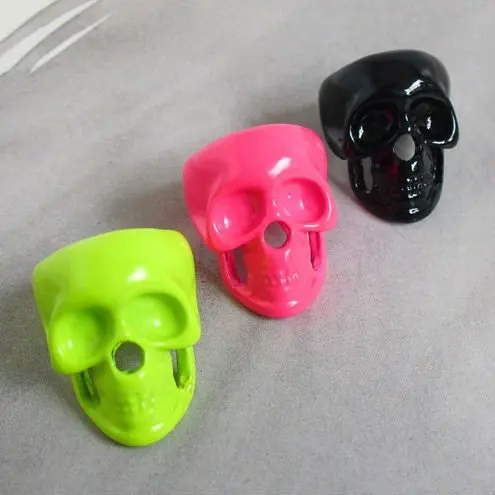 3 цветов в прекрасный неон череп женская мода элегантный костюм для вечеринки