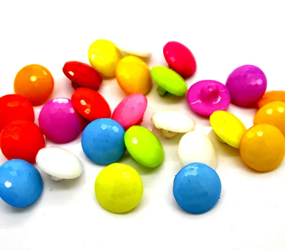 Круглые акриловые пуговицы для шитья Смешанные Цветочные декоративные детской