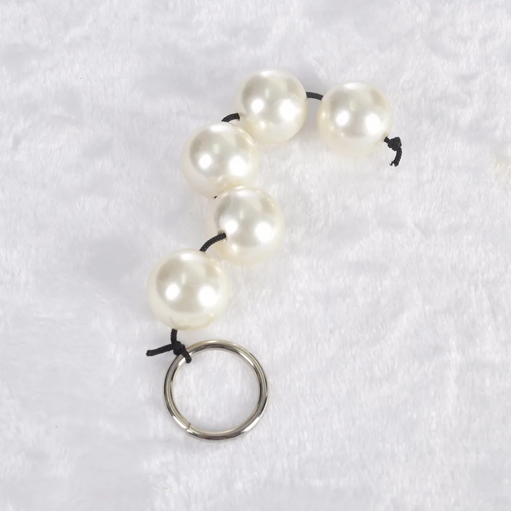 3 см 5 жемчужных шариков большая игрушка-Анальная пробка Анальная лесбиянок геев