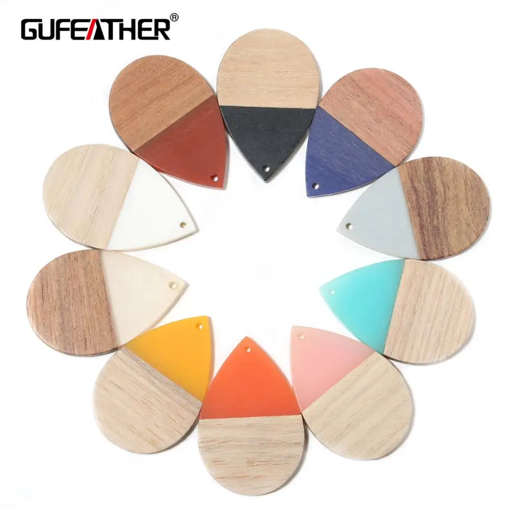 Набор для изготовления ювелирных изделий GUFEATHER набор из деревянных и акриловых