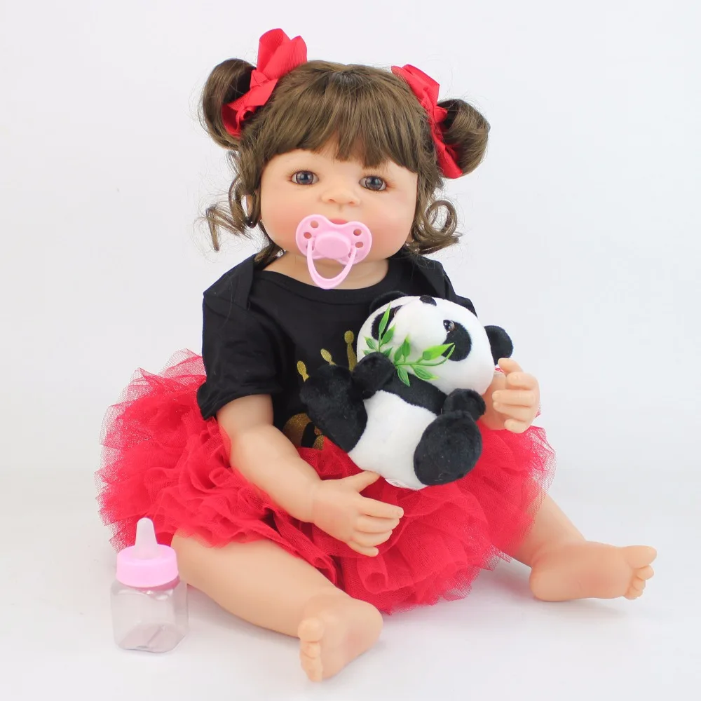 55 см полностью силиконовые куклы Reborn Baby Boneca виниловые восхитительные куклы для новорожденных, принцесс, малышей, Bebe Alive, игрушки для девочек, подарок на день рождения