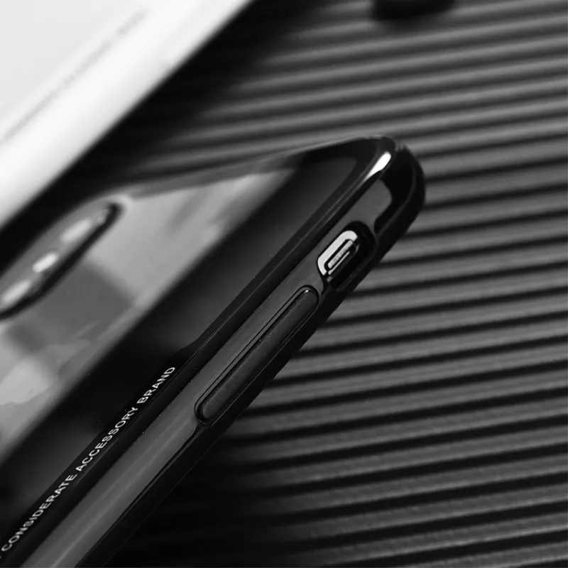 Оригинальный ясно мода TPU + PC тонкий мобильный телефон сзади Мягкая Обложка рамка