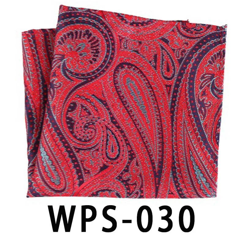 WPS-30 Новые дизайнерские популярные 25X25 см большой платок человек, узор «огурцы» цветочный узор в горошек нагрудный платок Для мужчин Повседневное Платки для Для мужчин костюм - Цвет: WPS-30