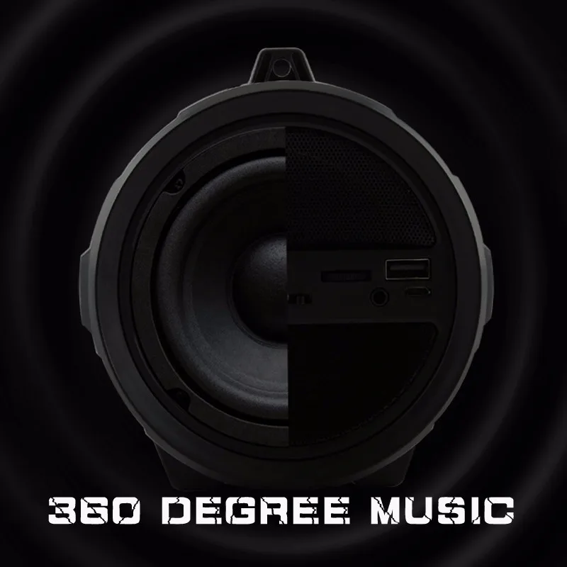 Super Mega Bass bluetooth колонка 89 мм Портативная Беспроводная звук 3D стереосистема