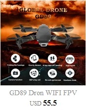 SHRC H1 Дрон wifi 720P камера FPV 18 мин Время полета gps режим слежения за мной складной ударопрочный селфи Дрон RC Квадрокоптер
