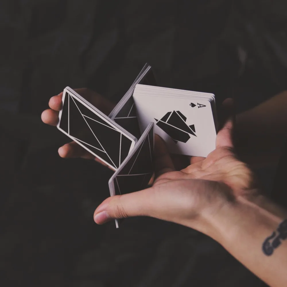 1 колода Гибкая Cardistry игральные карты вентиляторы магический трюк реквизит